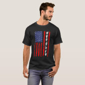 American Flag Sign Language T-Shirt (Vorne ganz)