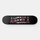 American Flag Skate Board Skateboard (Horizontal)