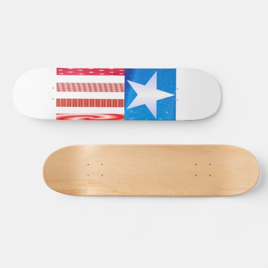 American Flag Skateboard (Horizontal)