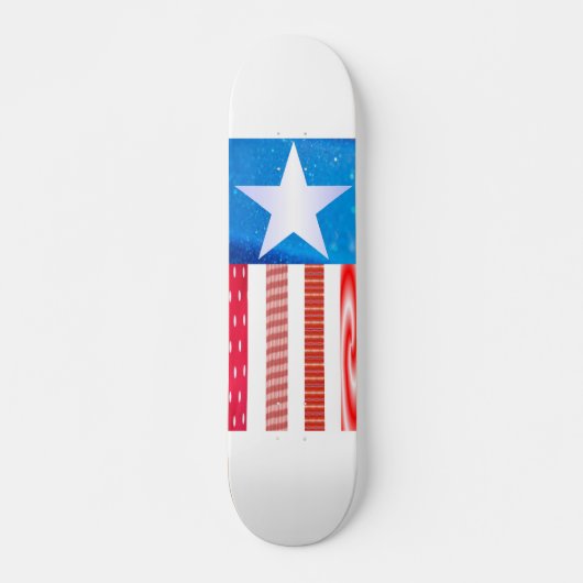 American Flag Skateboard (Vorne)