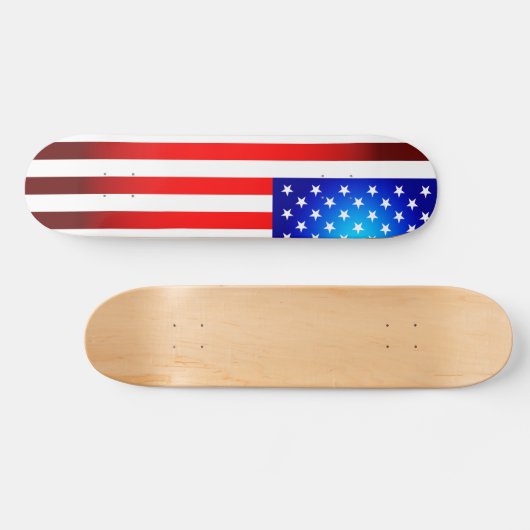 American Flag Skateboard Deck (Horizontal)
