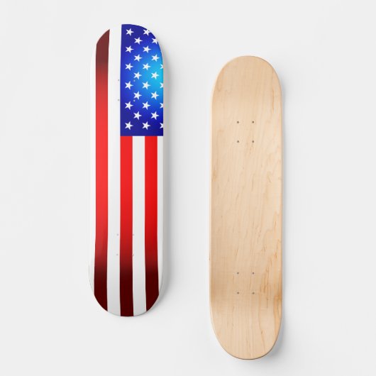 American Flag Skateboard Deck (Vorderseite)