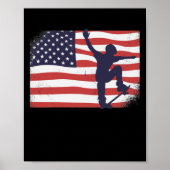 American Flag Skateboard Poster (Vorne)