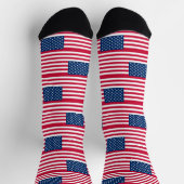 American Flag Socks Patriotic USA Socken (Oben)
