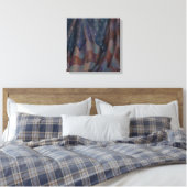 American Flag - Square Canvas Print Leinwanddruck (Insitu (Schlafzimmer))