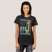 American Flag St Patrick's Day Beer Drinks Well Wi T-Shirt (Vorne ganz)