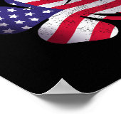 American Flag St. Patricks Day Clic Boston Name St Poster (Ecke)