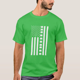 American Flag St Pattys Day St Patricks Day 2022 A T-Shirt