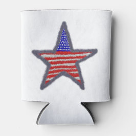 American Flag Star Dosenkühler