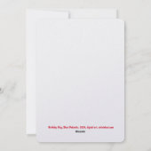 American Flag Star Feiertagskarte (Rückseite)