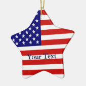 American Flag Star Form Weihnachtsschmuck (Links)