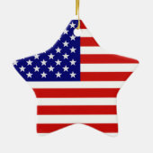 American Flag Star Form Weihnachtsschmuck (Hinten)