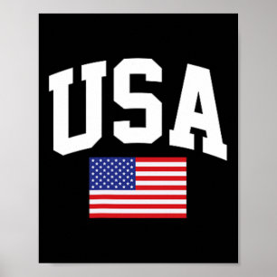 American Flag Stars Streifen 4. Juli Patriotic Poster