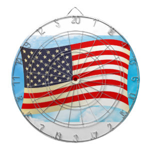American Flag Stars Stripes Ehrenfreiheit Truppen Dartscheibe