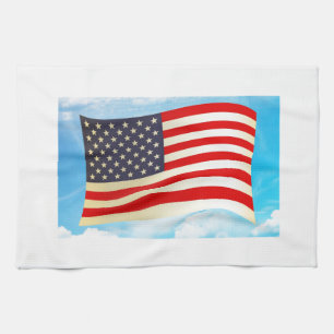 American Flag Stars Stripes Ehrenfreiheit Truppen Handtuch