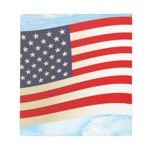 American Flag Stars Stripes Ehrenfreiheit Truppen Notizblock