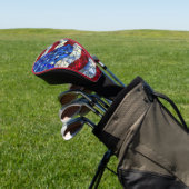American Flag Stated Glass Golf Head Cover Golf Headcover (In SItu)