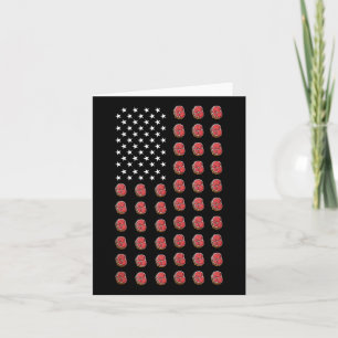 American Flag Steaks Food Usa Patriotismus Patriot Karte