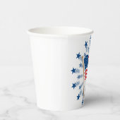 American Flag Sternexplosion Fireworks 4. Juli Pappbecher (Rechts)