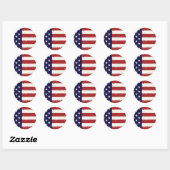 American Flag Sticker (Blatt)
