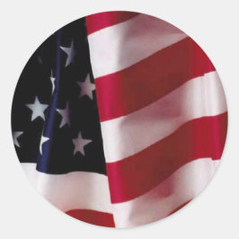 American Flag Sticker