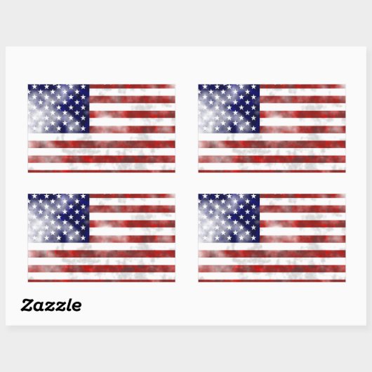 American Flag Sticker (Blatt)