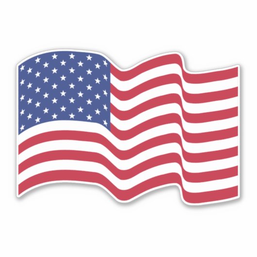 American Flag Sticker (Vorderseite)
