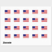 American Flag Sticker (Blatt)