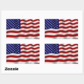 American Flag Sticker (Blatt)