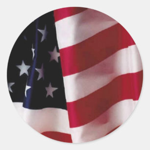 American Flag Sticker