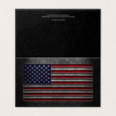 American Flag Stone Texture (Außenseite Aufgefaltet)