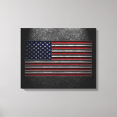 American Flag Stone Texture Leinwanddruck (Vorderseite)