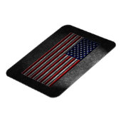 American Flag Stone Texture Magnet (Linke Seite)