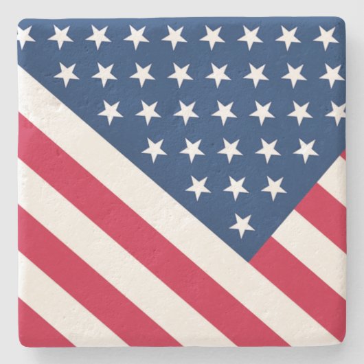 American Flag Stone Untersetzer (Vorderseite)