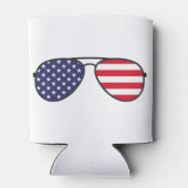 American Flag Sunglasses Dosenkühler (Rückseite)