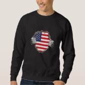 American flag   sweatshirt (Vorderseite)