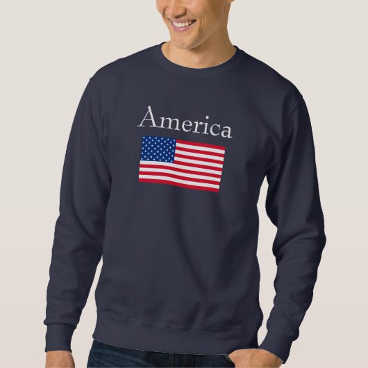 American Flag Sweatshirt (Vorderseite)