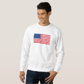 American Flag Sweatshirt Gift (Vorne ganz)