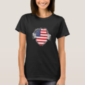 American flag   T-Shirt (Vorderseite)