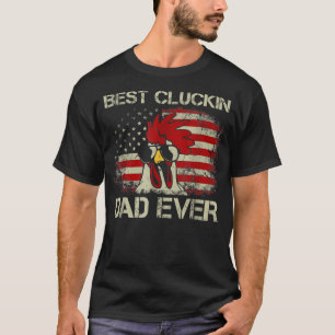American Flag T Shirt Chicken USA 4th Of July Gift