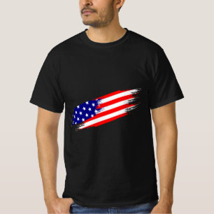 American Flag T - Shirt mit eigener Marke
