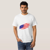 American Flag T - Shirt mit eigener Marke (Vorne ganz)