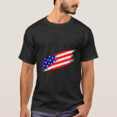 American Flag T - Shirt mit eigener Marke (Vorderseite)