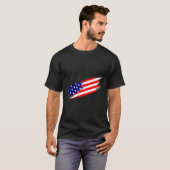 American Flag T - Shirt mit eigener Marke (Vorne ganz)