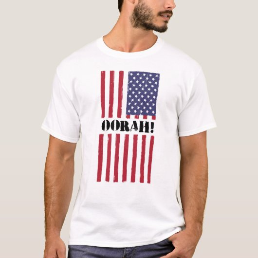 American Flag T - Shirt Oorah (Vorderseite)