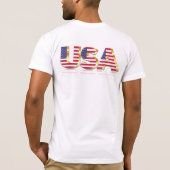 American Flag T - Shirt USA (Rückseite)
