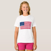 American Flag T - Shirt USA USA (Vorne ganz)