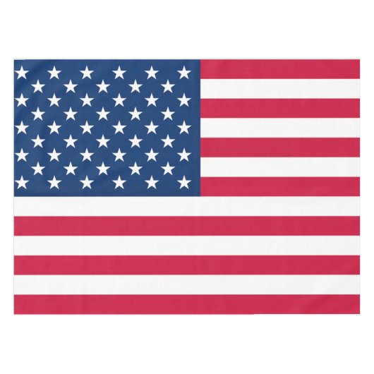 American Flag Tableclout Tischdecke (Vorderseite (Horizontal))
