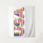 American Flag Tapestry USA Wandteppich (Vorderseite)