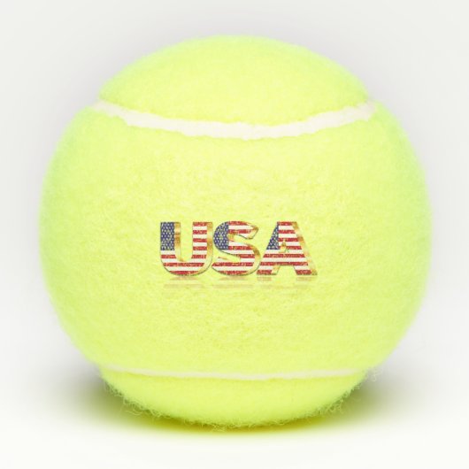 American Flag Tennis Balls Tennisbälle (Rückseite)